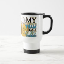 Rugby potable d'équipe tasse