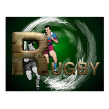 Rugby SUPÉRIEUR Carte Postale