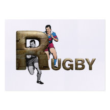 Rugby SUPÉRIEUR Modèle De Carte De Visite