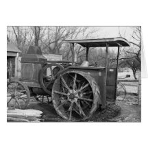 Rumely anticipé Tractor, 1936 Carte De Vœux