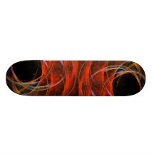 Rupture de la planche à roulettes d'art abstrait d