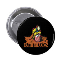 Rupture de la terre badge avec épingle