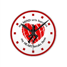 Rupture de l'horloge courante de distance de barri