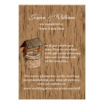 Rustic Wedding Wishing Well Enclosure Card