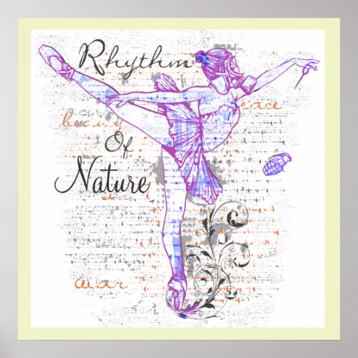 rythme d'affiche de nature de 8,99