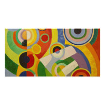 Rythme Joie de vivre par Robert Delaunay 1930 Cartes De Vœux Avec Photo