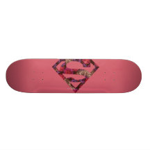 S-Bouclier floral rose Planche À Roulette