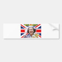 S.M. la Reine Elizabeth II Adhésif Pour Voiture
