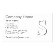 S ombre carte de visite