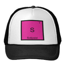 S - Pièce en t drôle de symbole d'élément de chimi Casquette De Camionneur