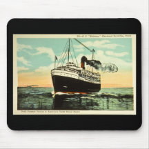 S.S. Itinéraire de Mettre-Dans-Baie de l'Alabama,  Tapis De Souris