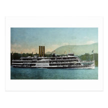 S.S. Robert Fulton - ligne de jour de Hduson Riv h Carte Postale