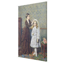 Sa première communion impression sur toile