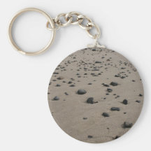 Sable et cailloux porte-clefs