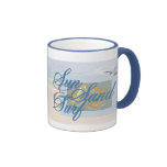 Sable et surf de Sun Tasse