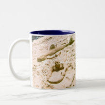 Sable Scupture de plage Tasses
