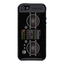 Sableuse vintage Boombox de ghetto Coques iPhone 5