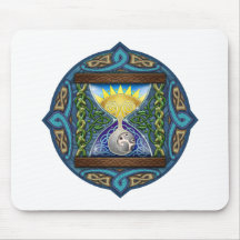 Sablier celtique tapis de souris