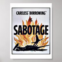 Sabotage de 2ème guerre mondiale posters