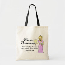 Sac à provisions de princesse de vin