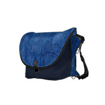 Sac affligé de denim besaces