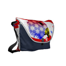 Sac américain de Rickshaw d'Eagle chauve Besaces