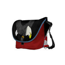 Sac américain de Rickshaw d'Eagle chauve Sacoches