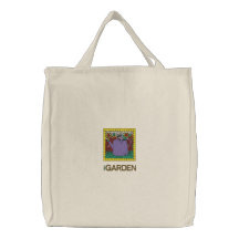 Sac brodé de jardinage