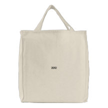 sac brodé par 2012 - blanc