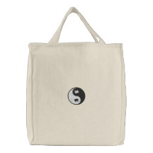 Sac brodé par copies de main de Yin Yang