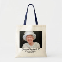 Sac commémoratif de jubilé de diamant de la Reine 