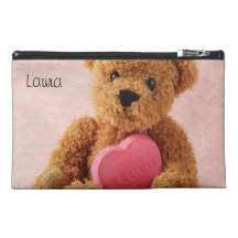 sac d'accessoire de voyage du luv u de l'ours i trousse de voyage