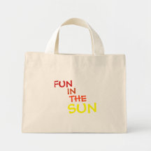 Sac d'amusement au soleil - customisé