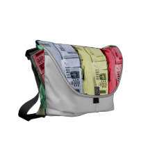 sac d'art de bruit de téléphone payant de rue besace