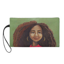 Sac de Bagettes de fille d'Afro-américain Sac À Main Avec Dragonne