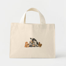 Sac de bande de cruche d'animal de ferme