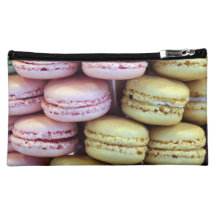 Sac de cosmétique de macarons de Macaron de rose e Pochette À Maquillage