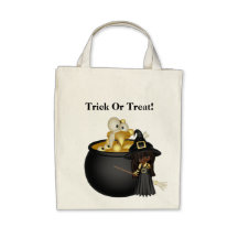Sac de des bonbons ou un sort