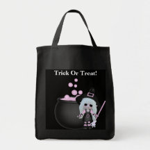 Sac de des bonbons ou un sort