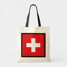 Sac de drapeau de la Suisse