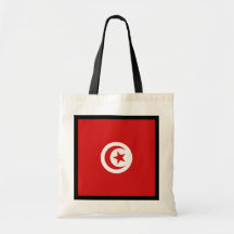 Sac de drapeau de la Tunisie