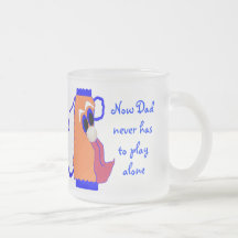 Sac de golf comique du papa tasses