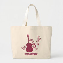 Sac de guitare de Rockstar, fuchsia