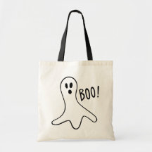 Sac de Halloween de fantôme de des bonbons ou un s