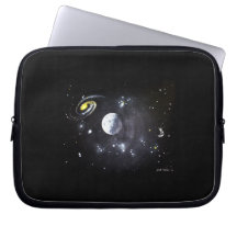 Sac de l'électronique d'espace lointain housse ordinateur