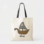 Sac de partie de crânes et d'os de bateau de pirat