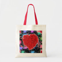 Sac de pétales de coeur