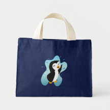 Sac de plage de pingouin