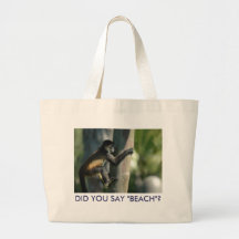 Sac de plage de singe