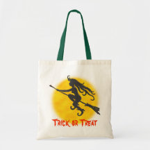 Sac de sorcière de pleine lune de Halloween